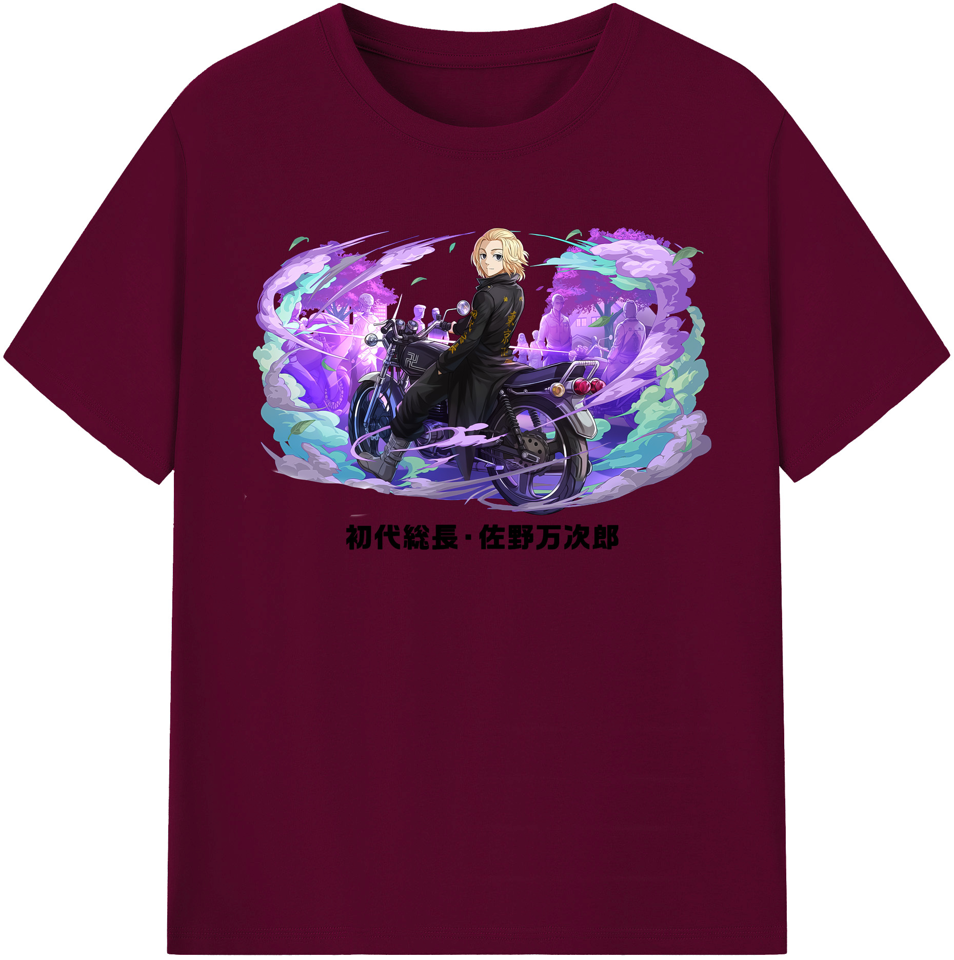 （画像用） 東京リベンジャーズ Tokyo Revengers レディースカジュアルプリントTシャツ（綿100％）